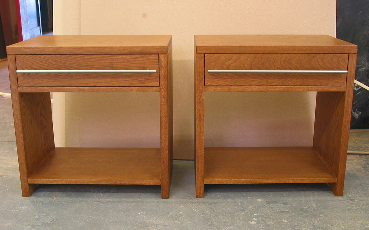 Freestanding solid wood furniture. Bespoke joinery in London