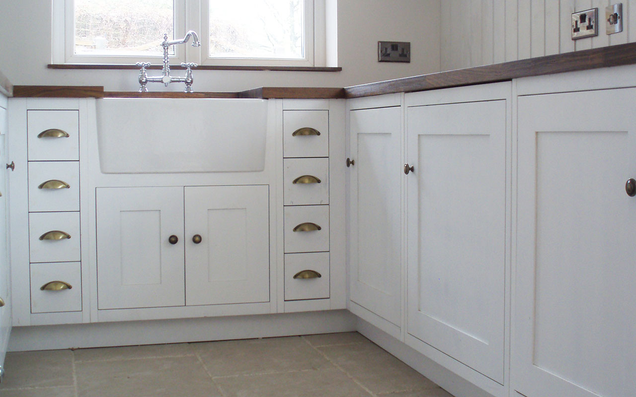 Custom made wooden kitchen cabinets